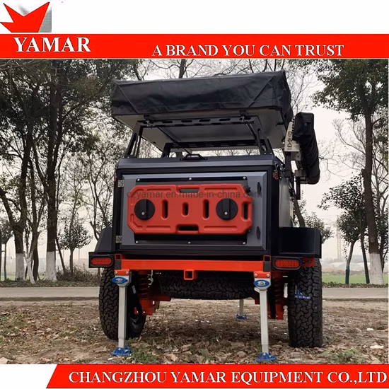 Remolque para acampar/remolque para camper con tienda de techo duro